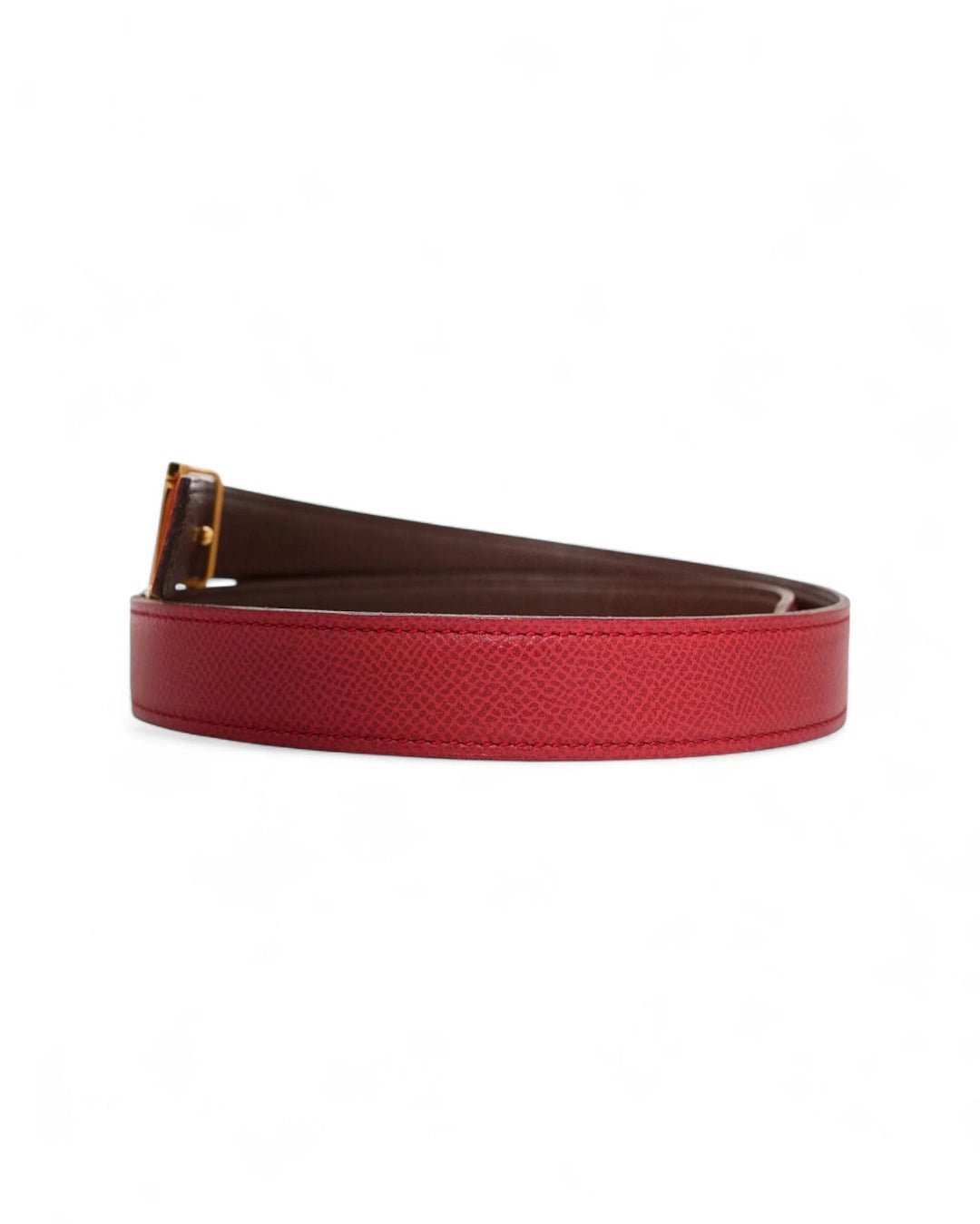 Hermès Cintura Constance 24mm Rouge/ Sienna