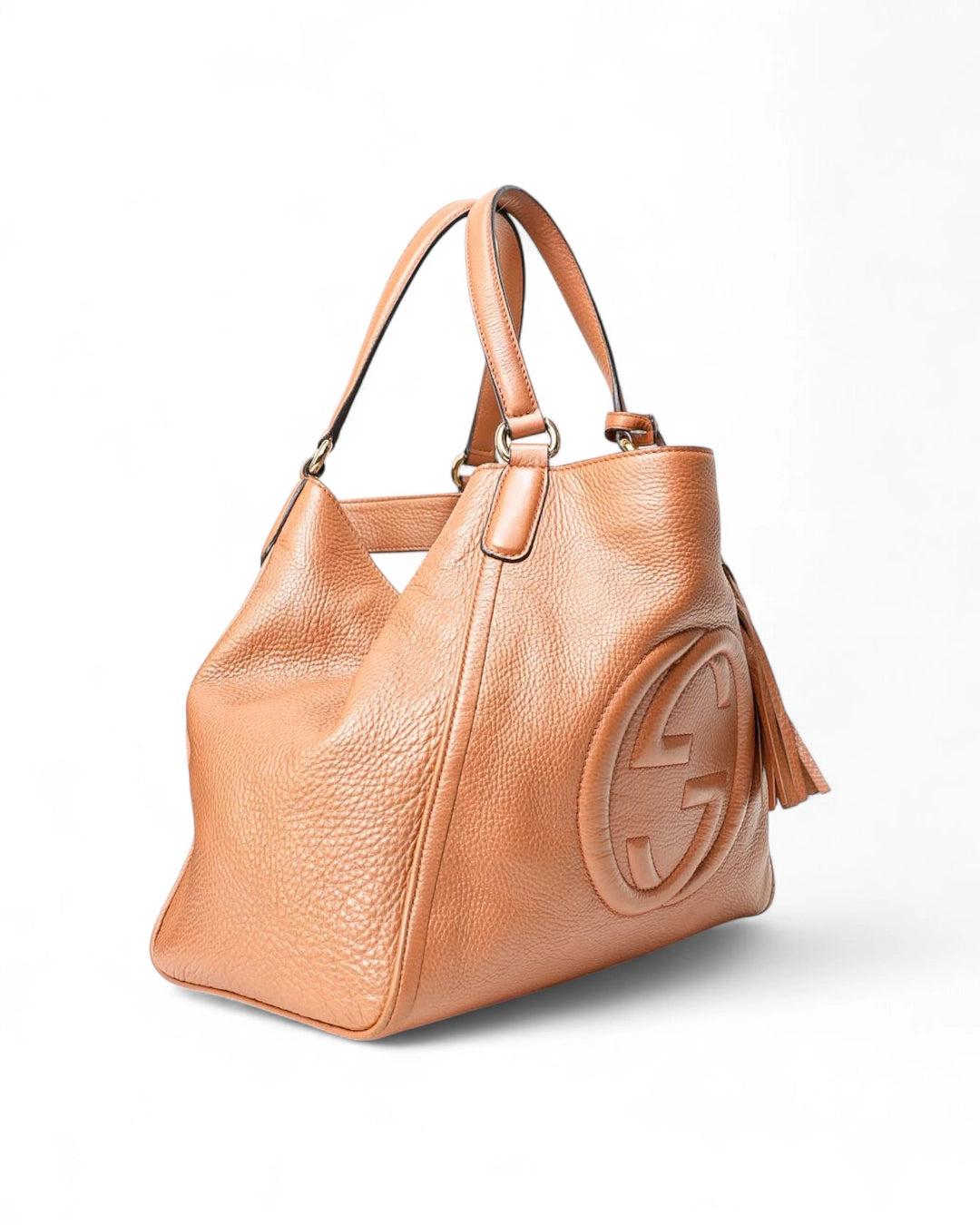 Gucci Soho Sottospalla Hobo Medium Pesca