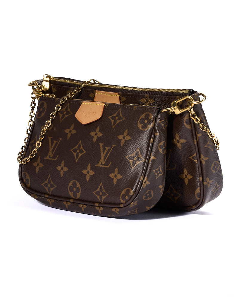 Louis Vuitton Multi Pochette MM Monogram Rosa