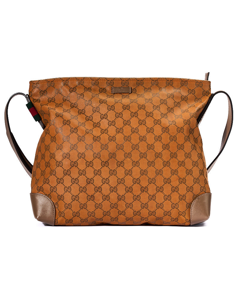 Gucci Tracolla Large GG Supreme Arancione