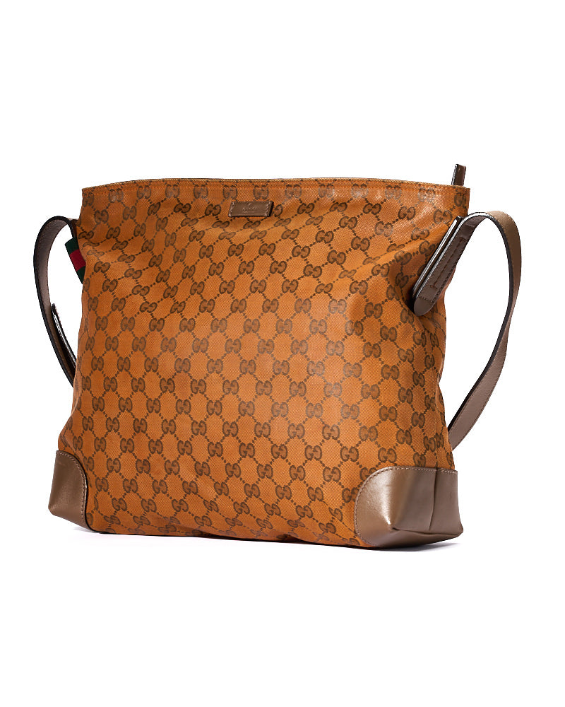 Gucci Tracolla Large GG Supreme Arancione