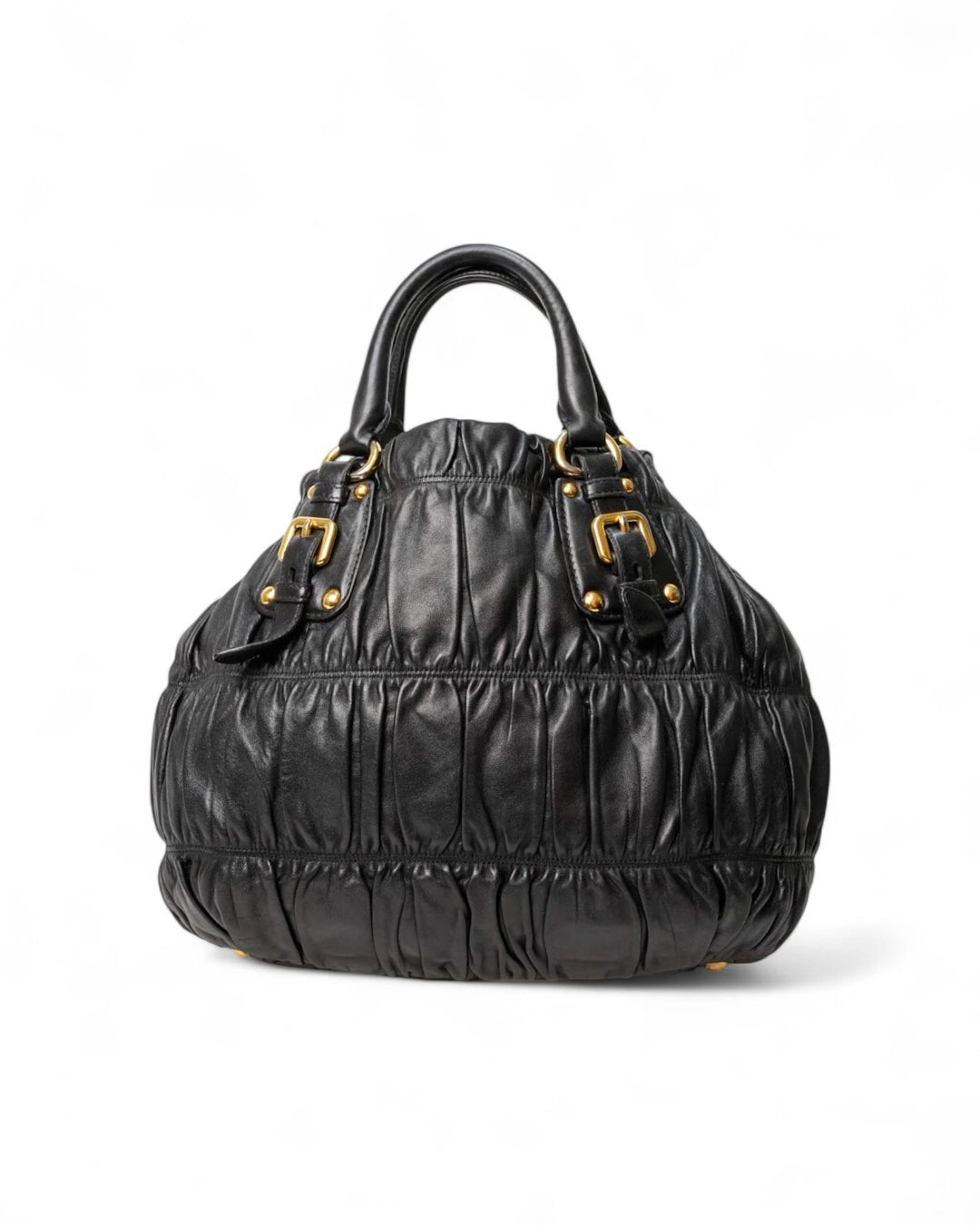 Prada Shopper Medium Groffata Nera